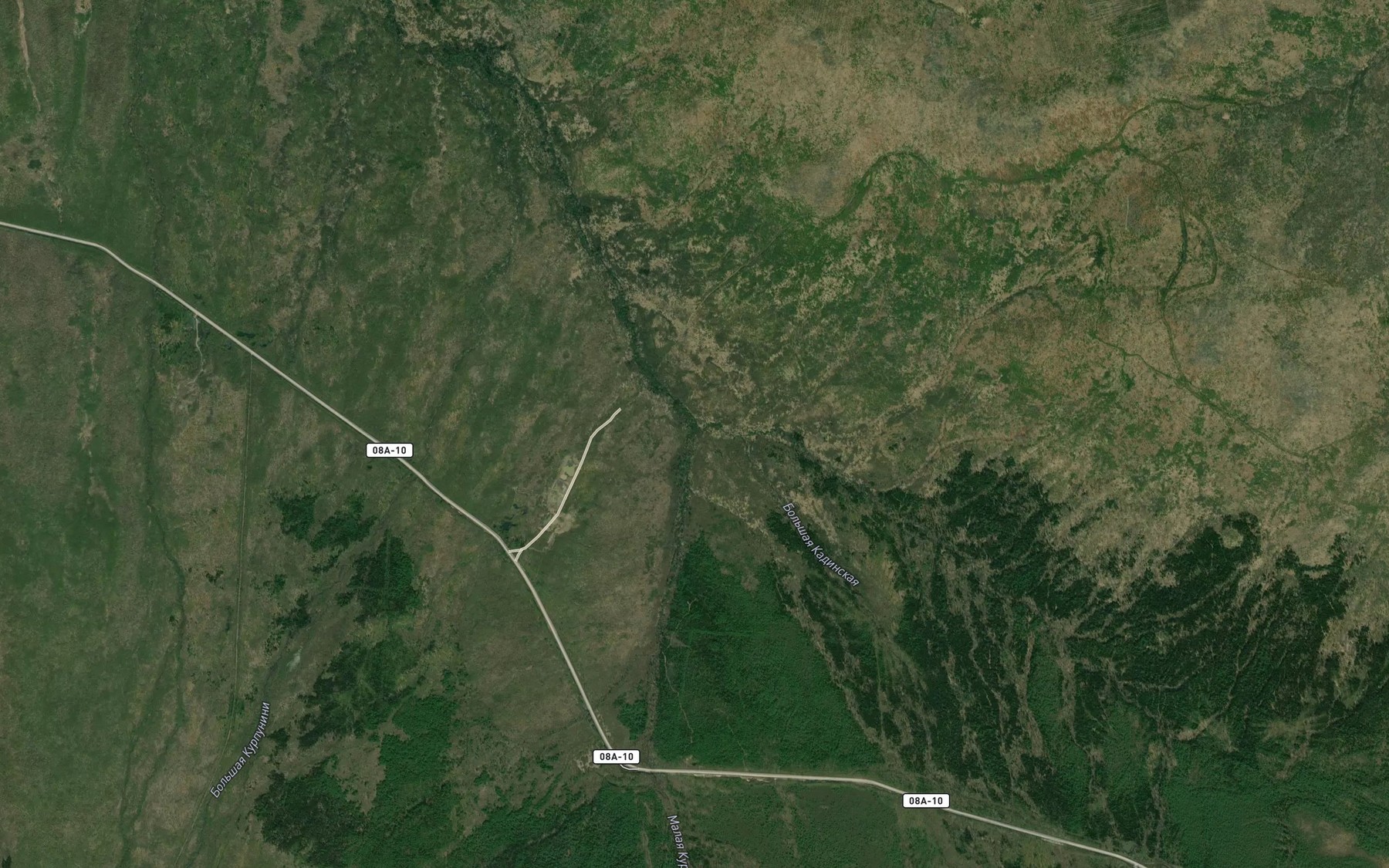 Satellite map of the Malyye Kurpunini