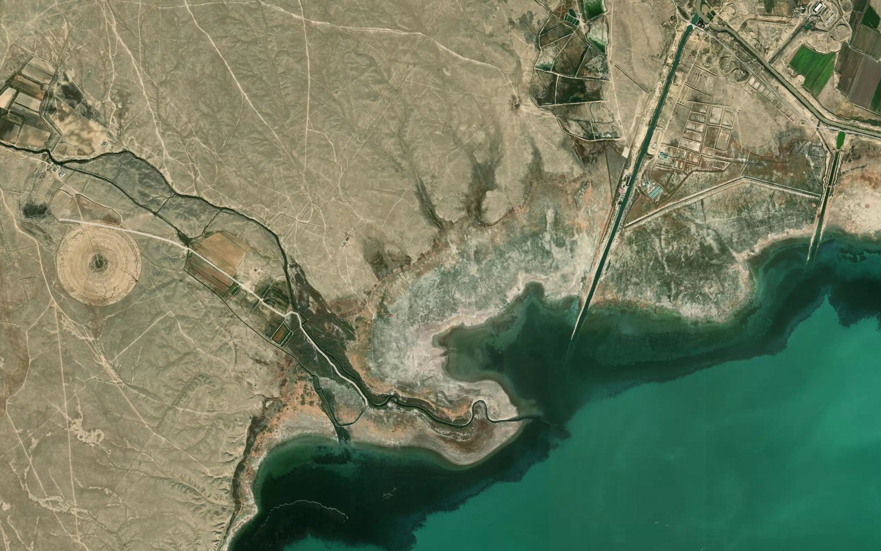 Satellite map of the Ozero Shur-Kalyan