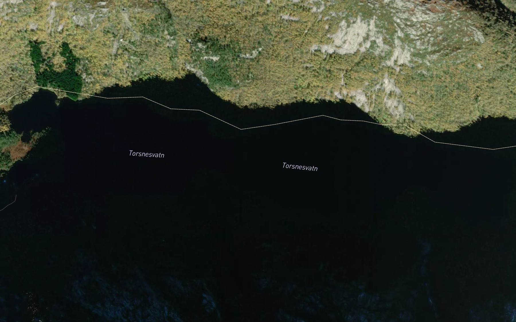 Satellite map of the Torsnesvatn