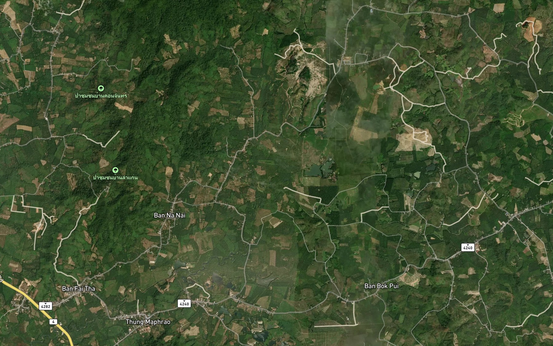 Satellite map of the Khlong Lam Phi