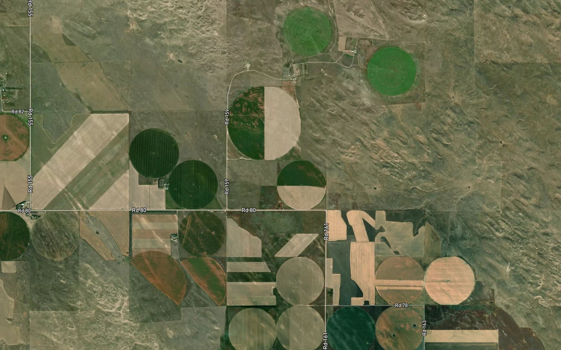 Satellite map of the West Willow Creek