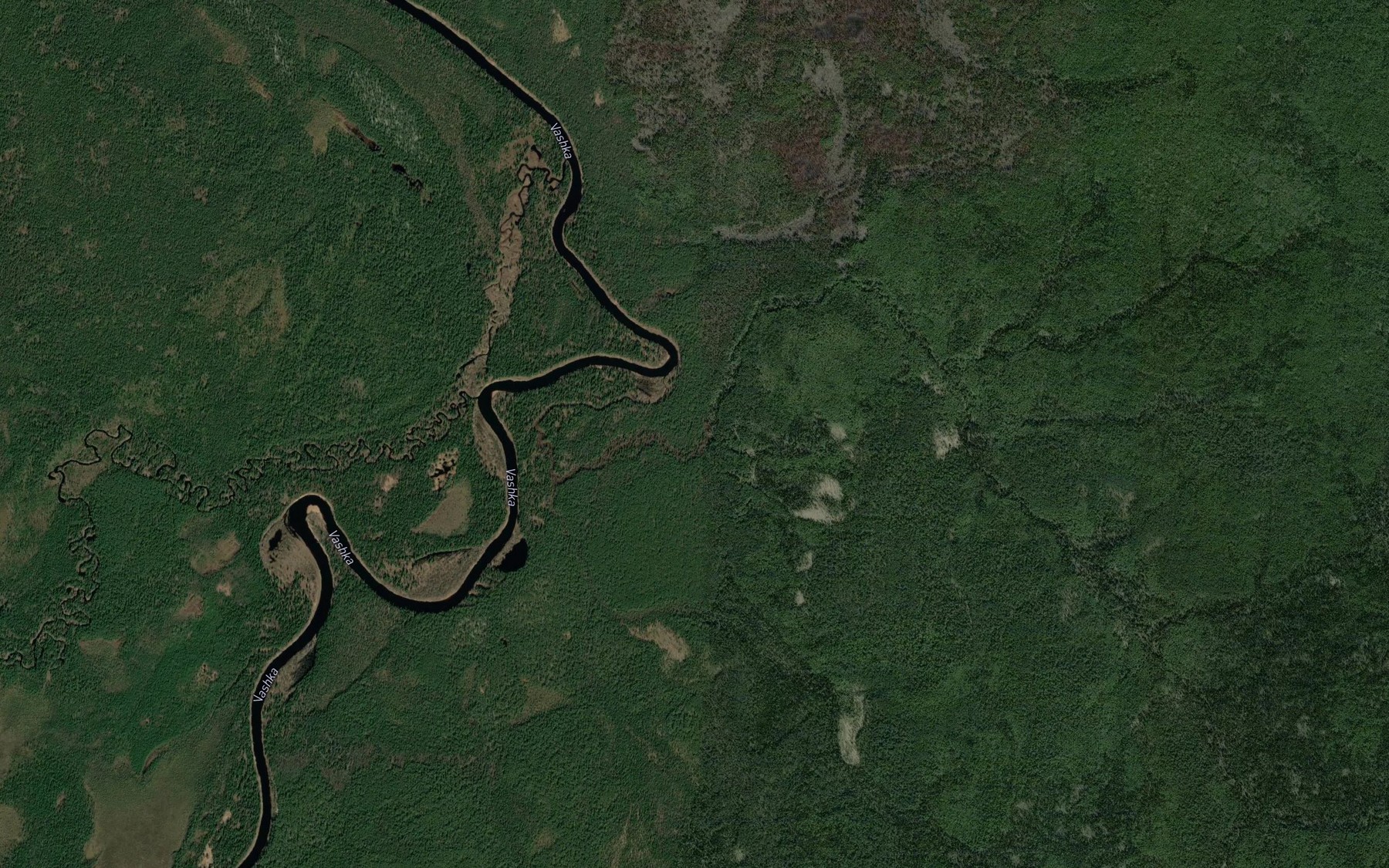 Satellite map of the Panydayel'
