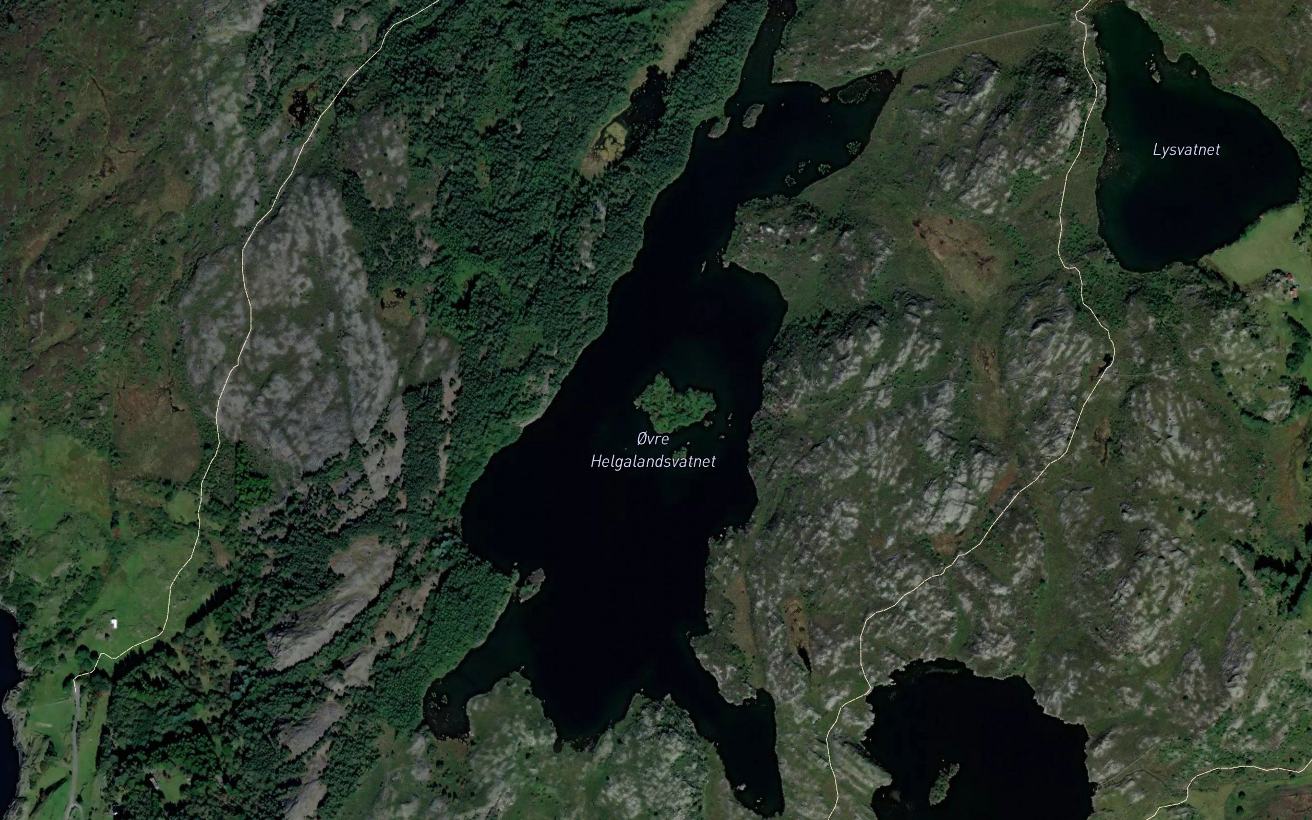 Helgalandsvatnet,ovre