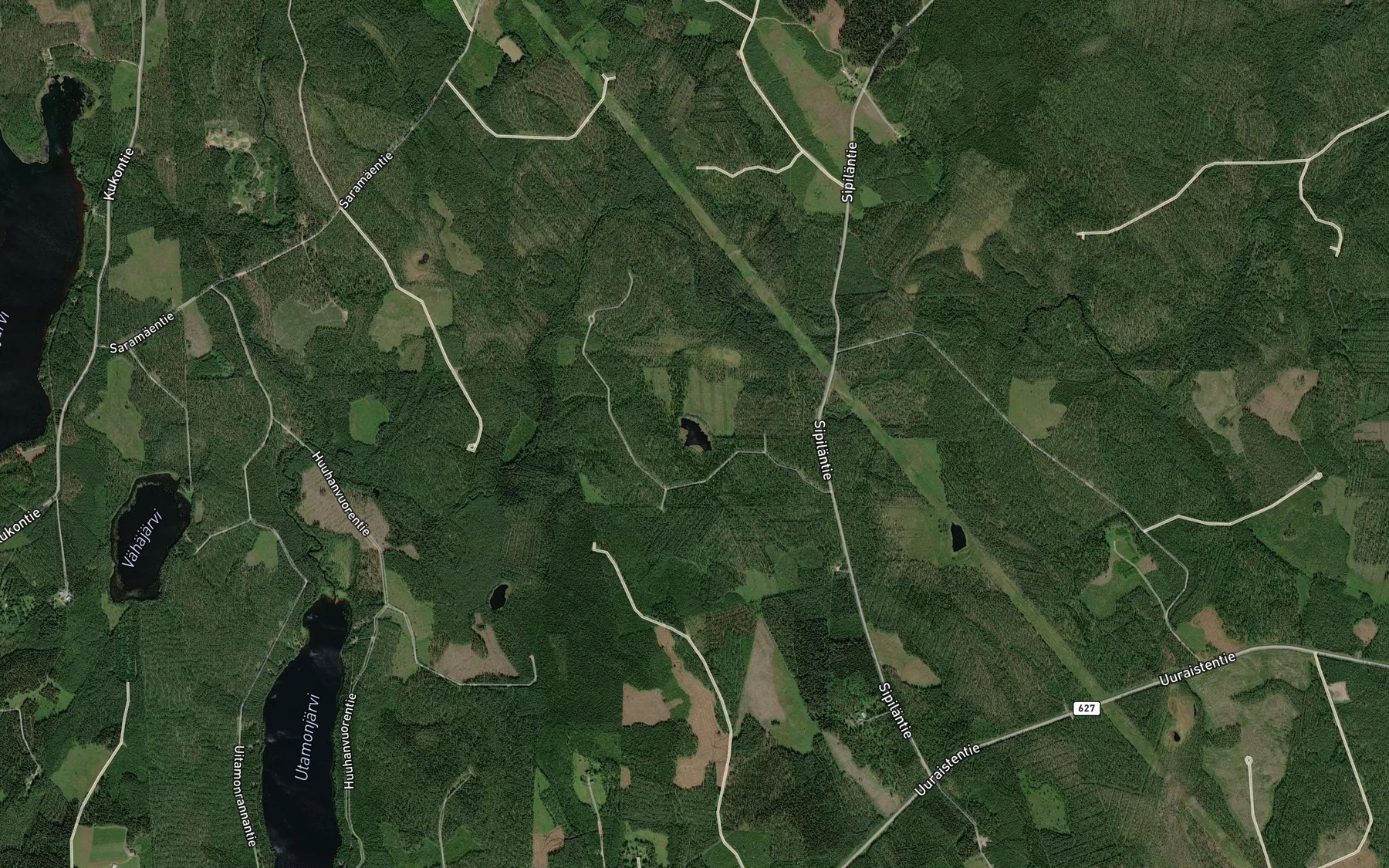 Satellite map of the Iso Ristilampi