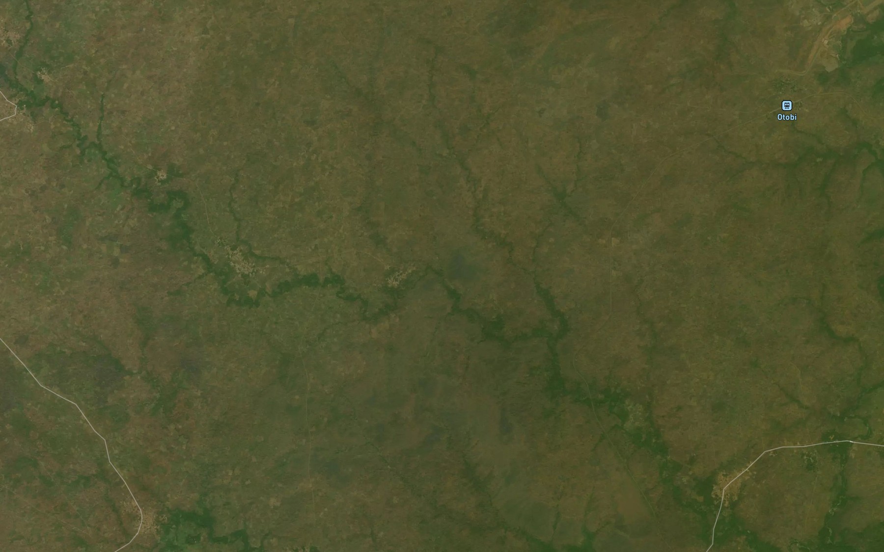 Satellite map of the River Ogburo