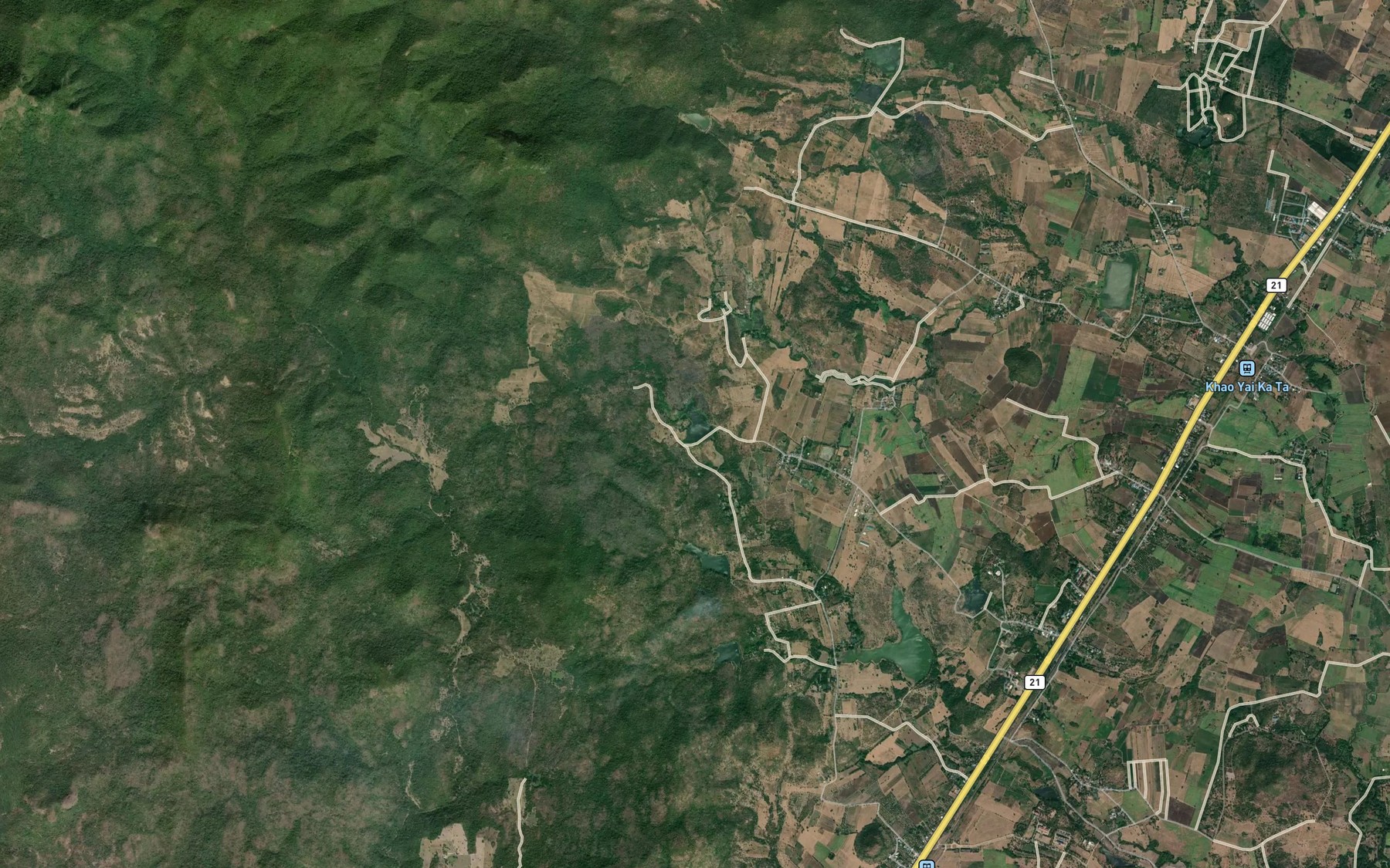 Satellite map of the Ang Kep Nam Huai Phai