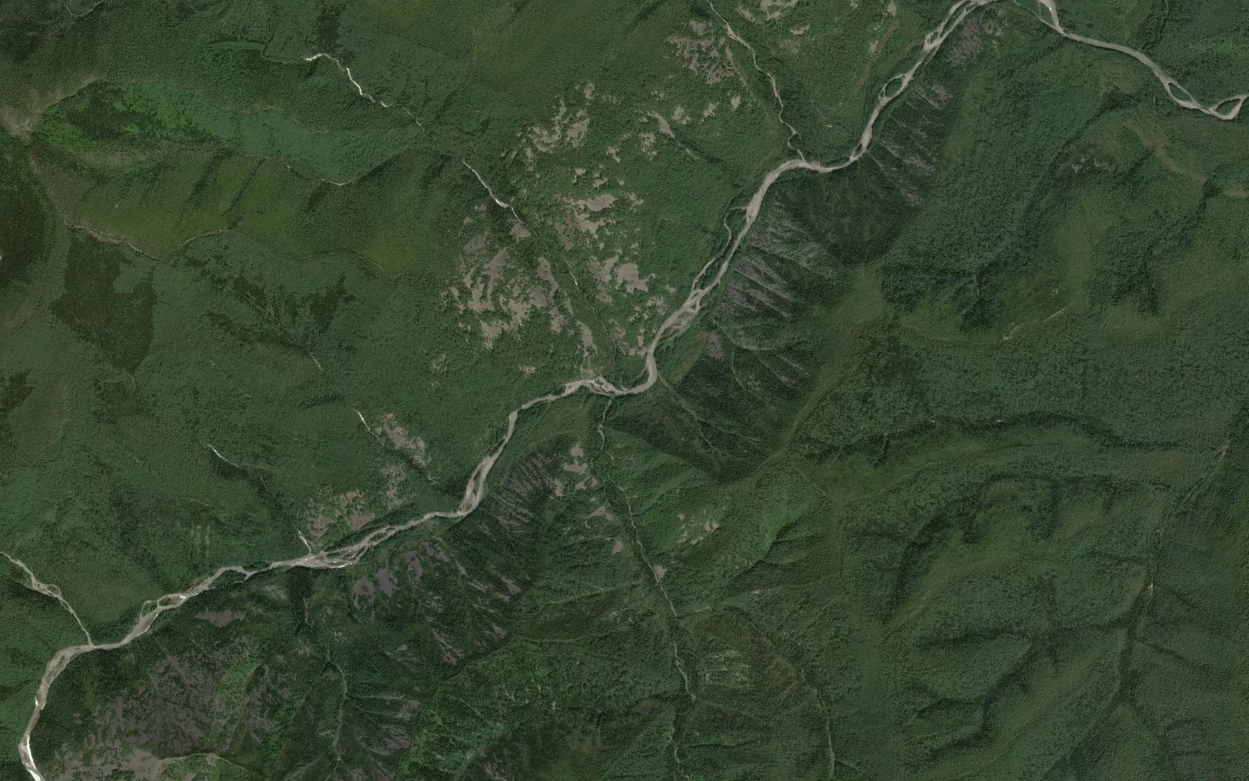 Satellite map of the Usach