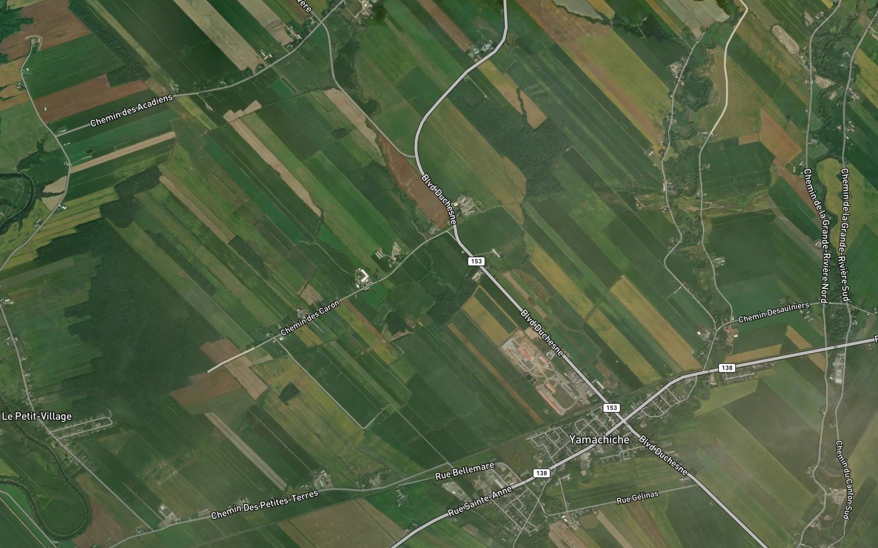 Satellite map of the Ruisseau Lamy