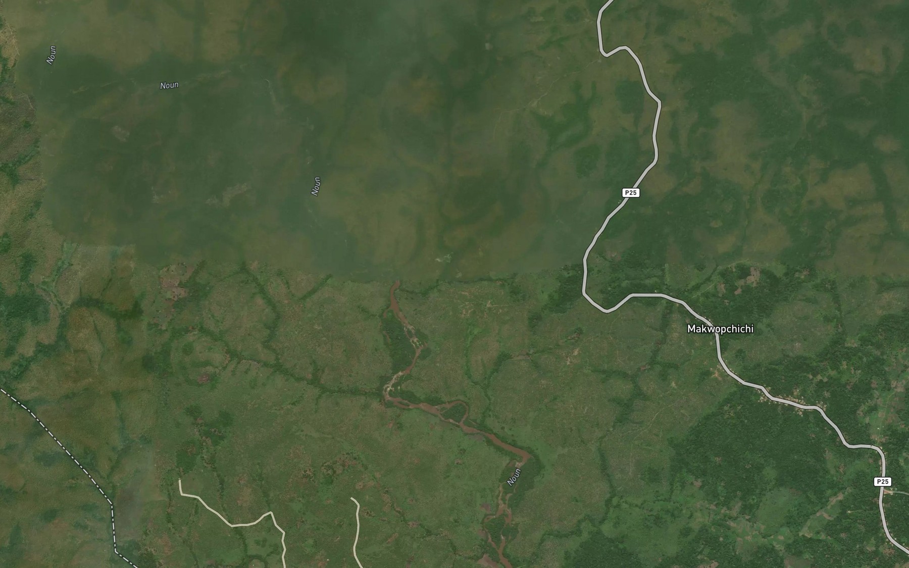 Satellite map of the Vu'mowom