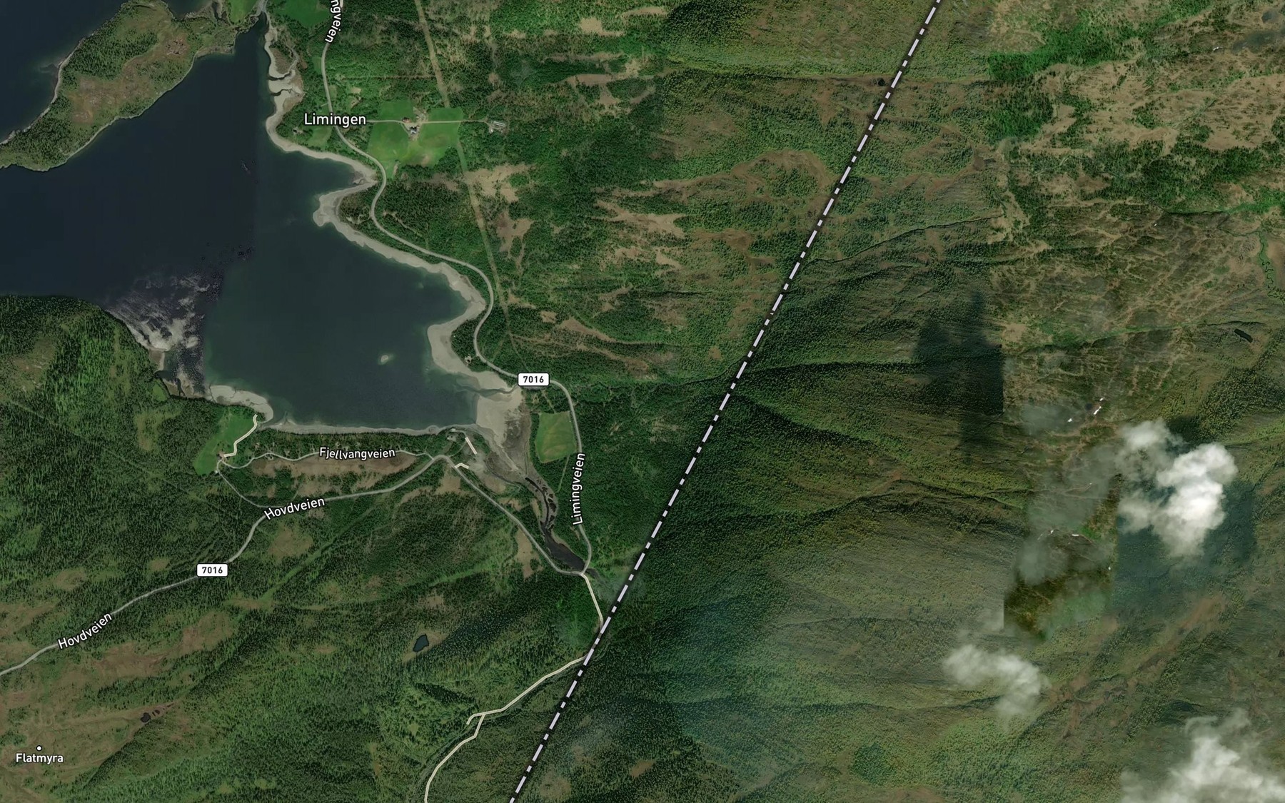 Satellite map of the Hovdbekken