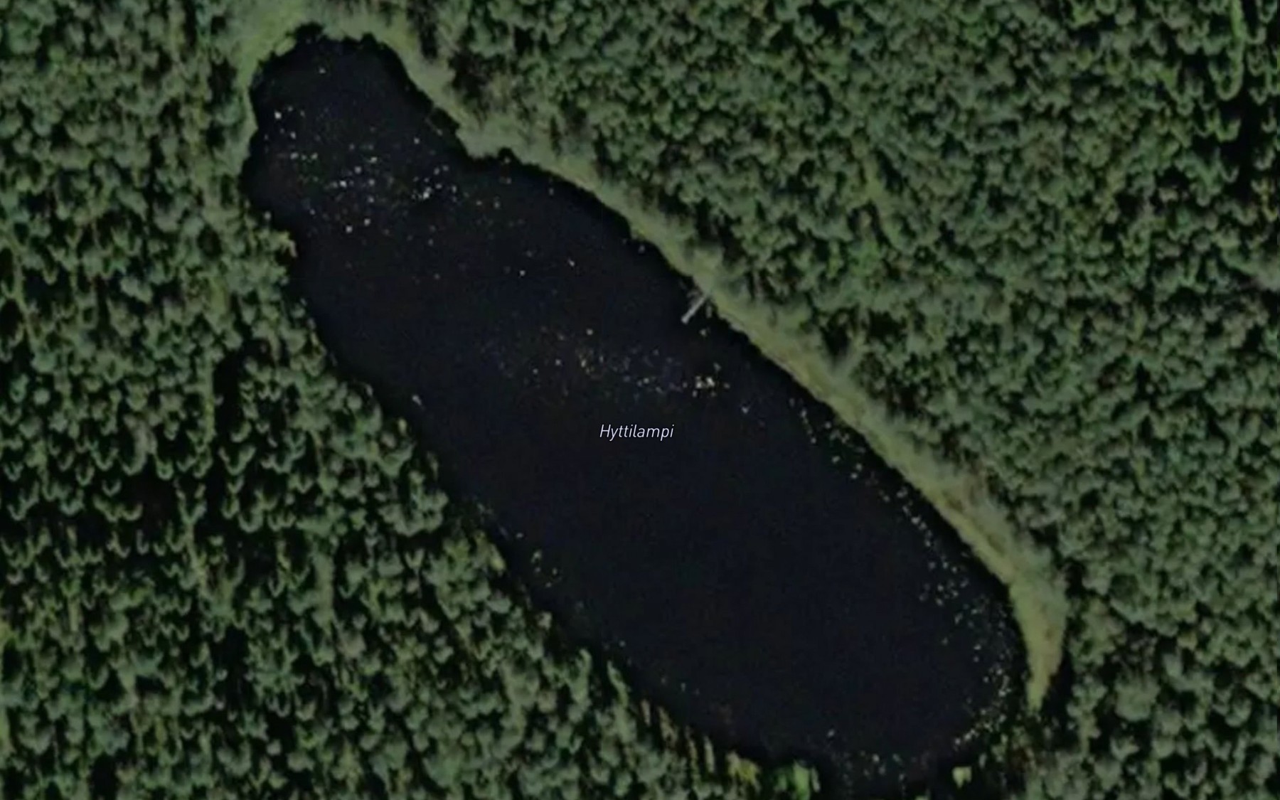 Satellite map of the Hyttilampi