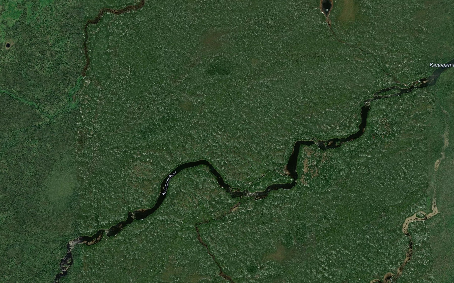 Satellite map of the North Barlow Creek