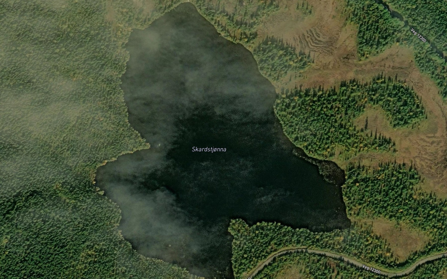 Satellite map of the Skardstjorna