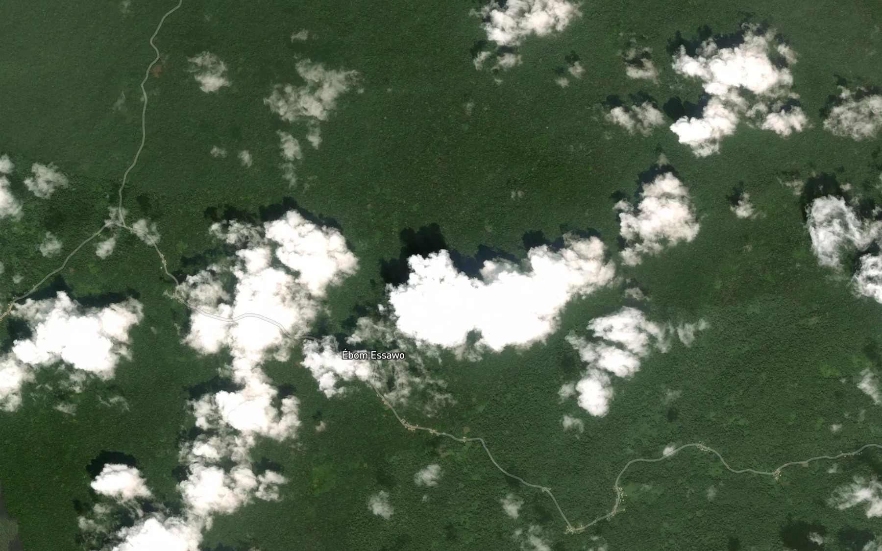 Satellite map of the Bamwo