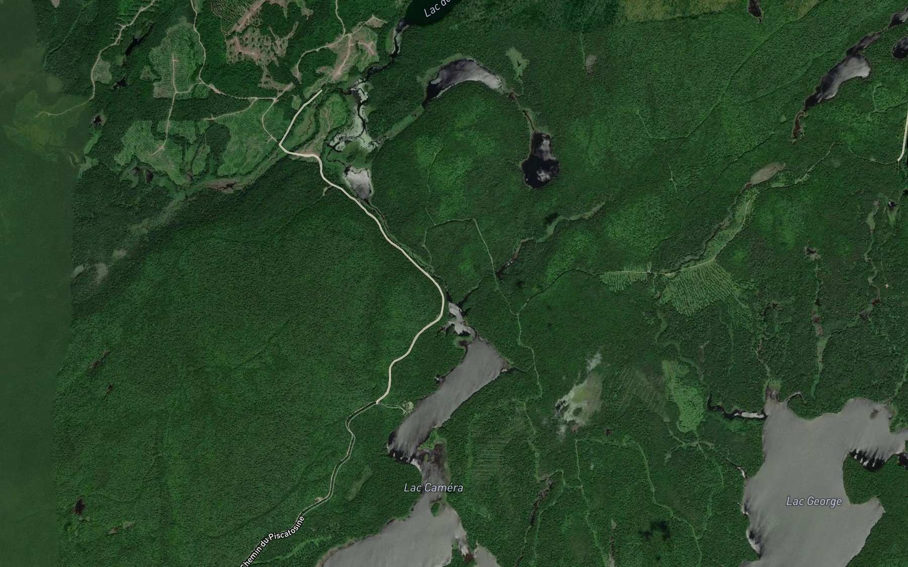 Satellite map of the Ruisseau du Butor