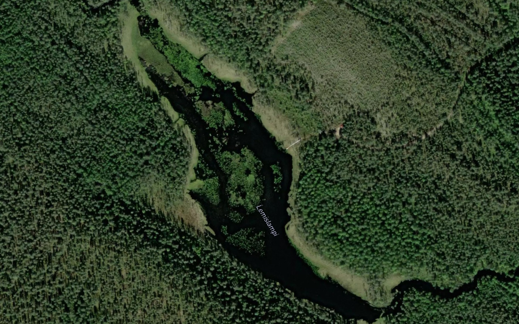 Satellite map of the Lemislampi