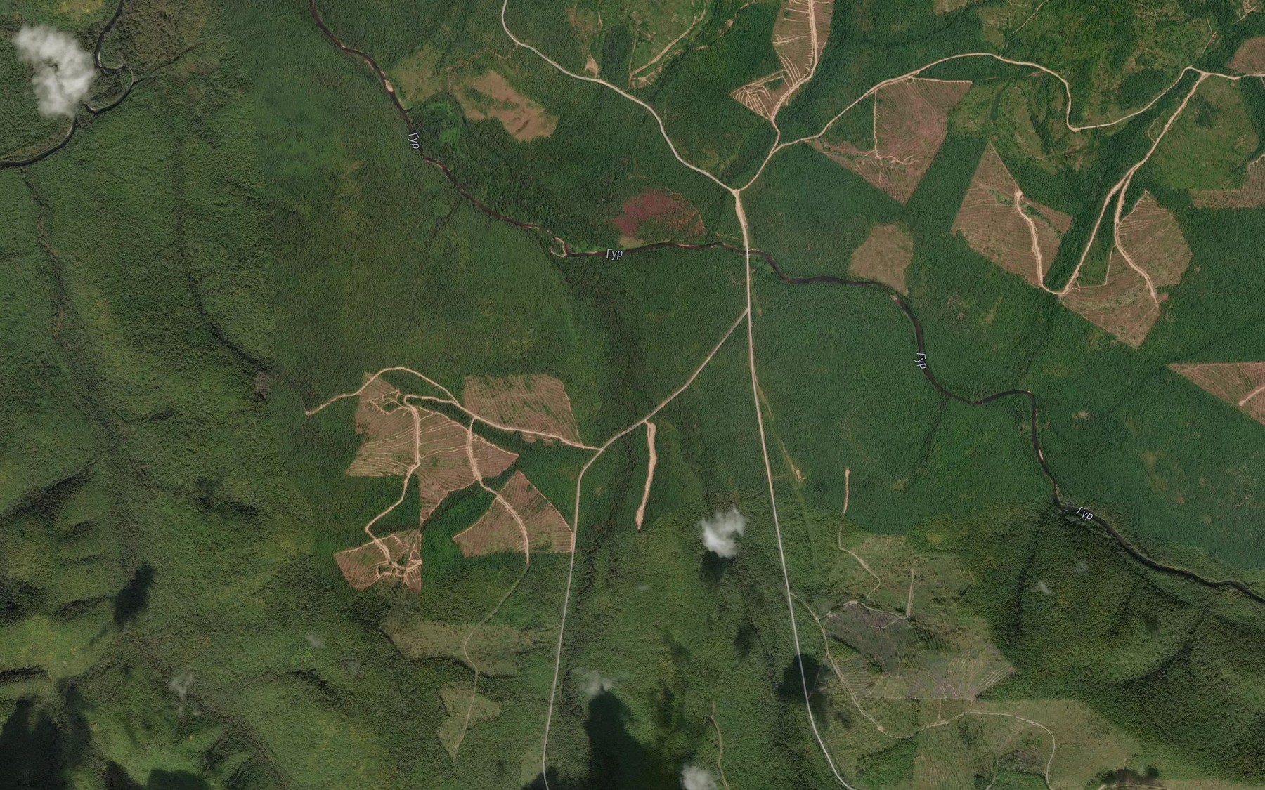 Satellite map of the Lagernyy