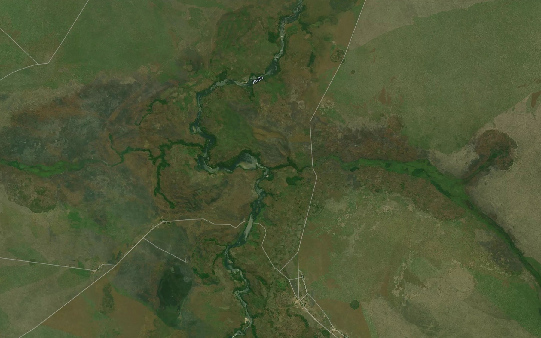 Satellite map of the Kapulumba