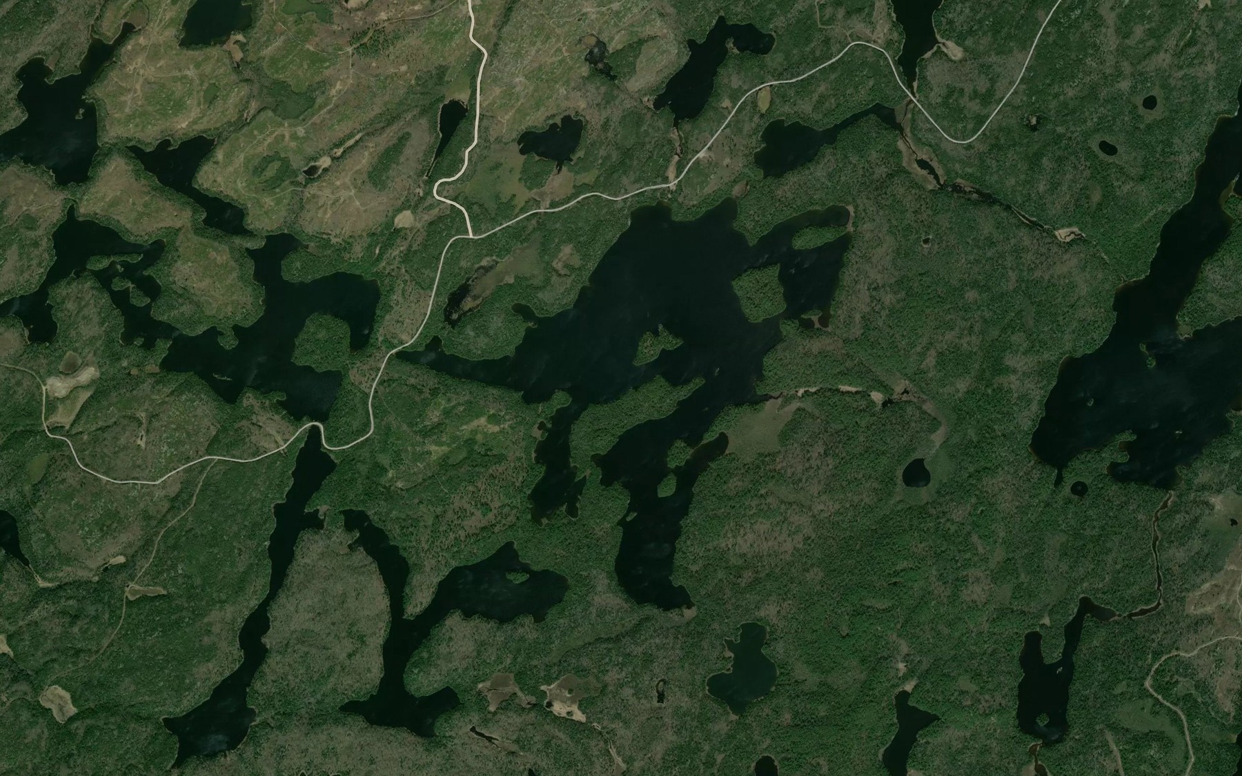 Satellite map of the Kapesakosi Lake