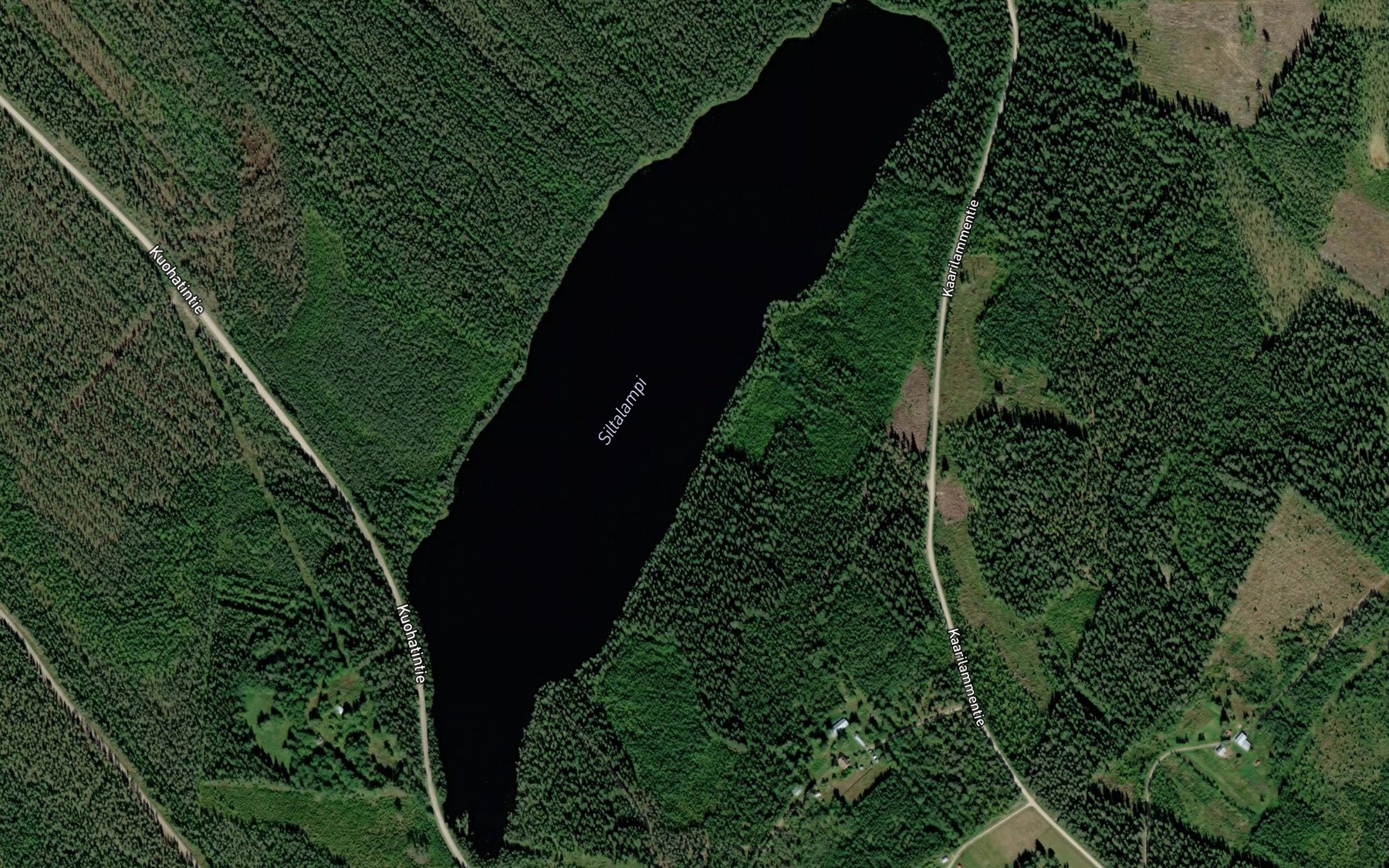Satellite map of the Siltalampi