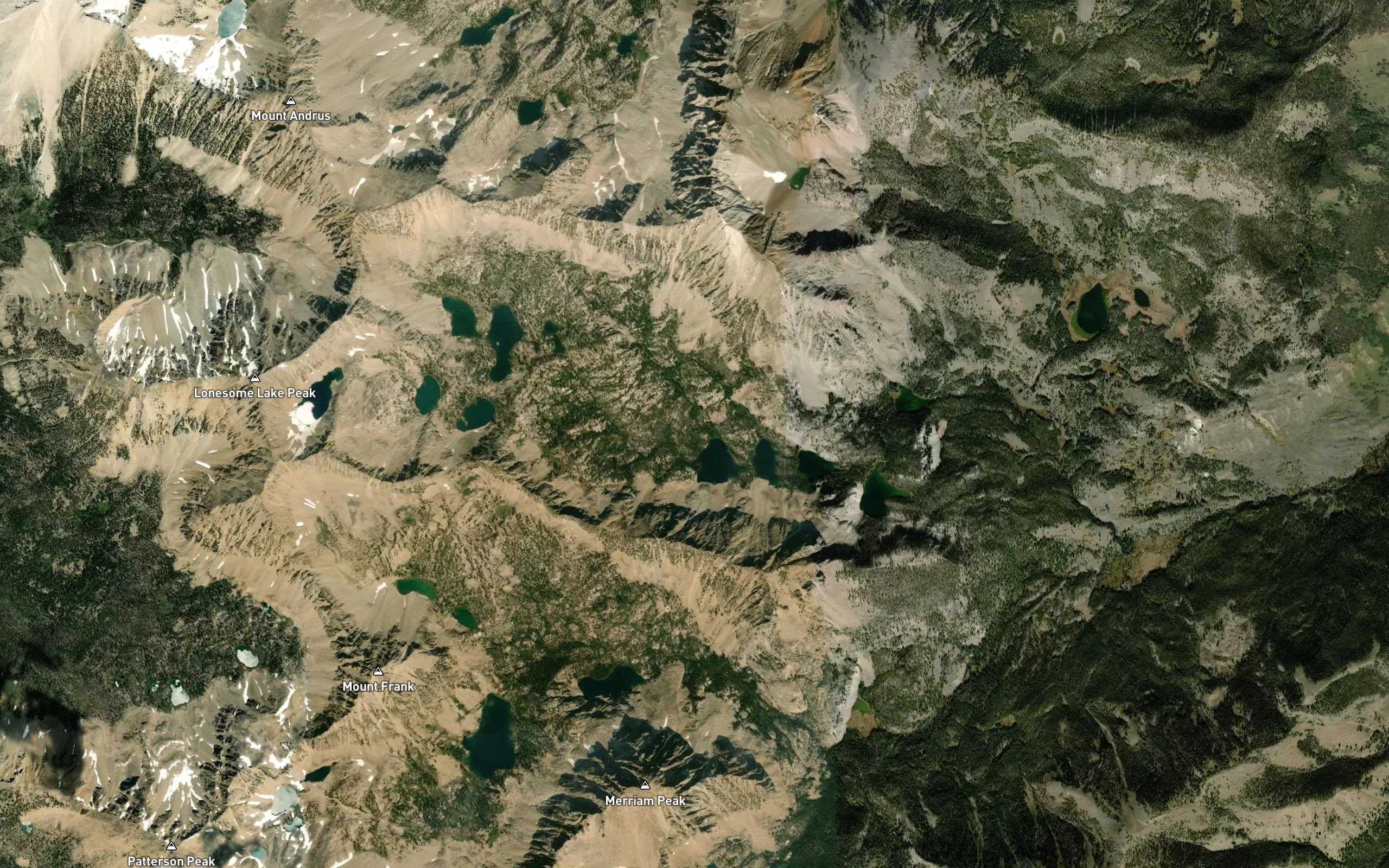 Boulder Chain Lakes