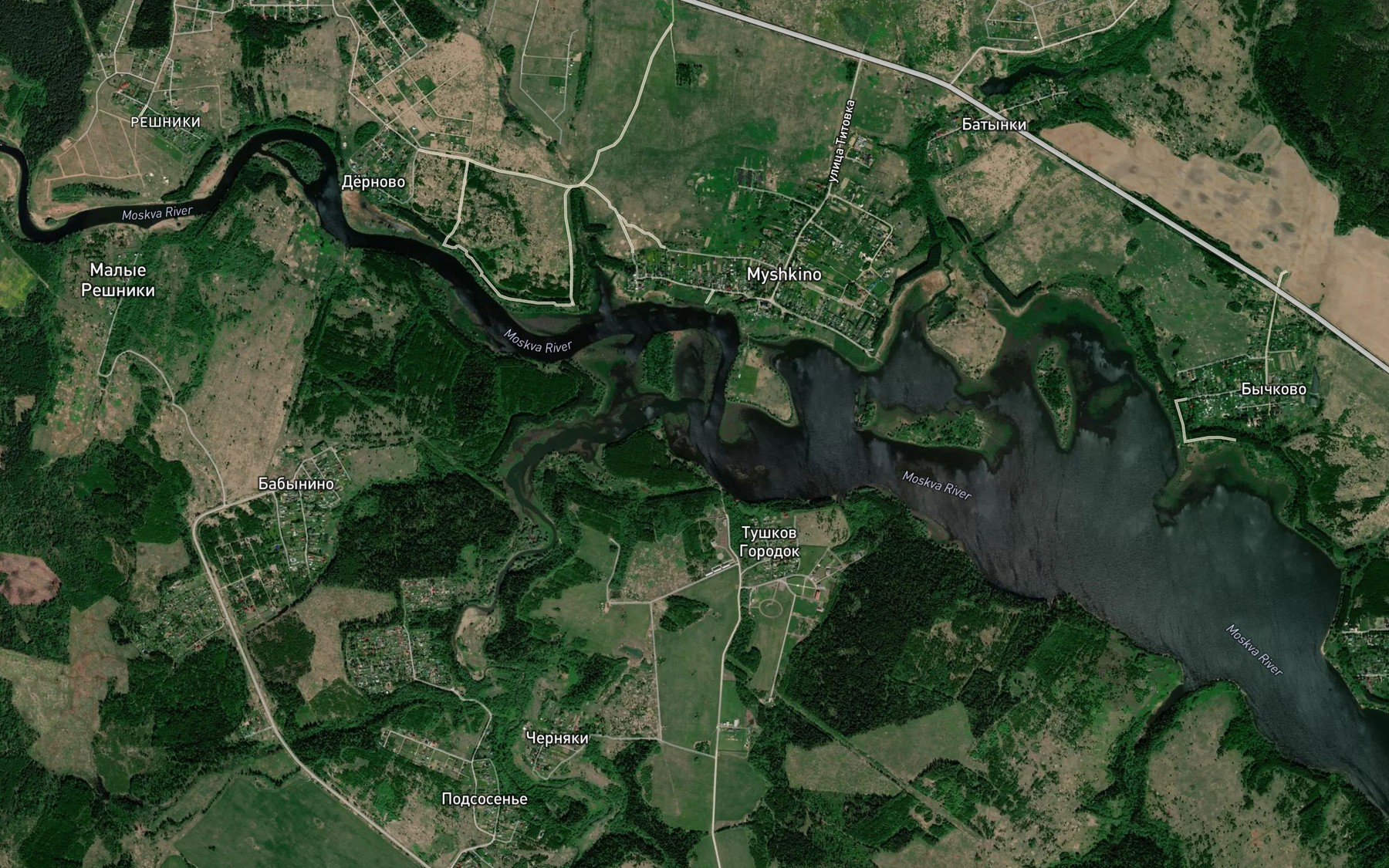 Satellite map of the Lusyanka