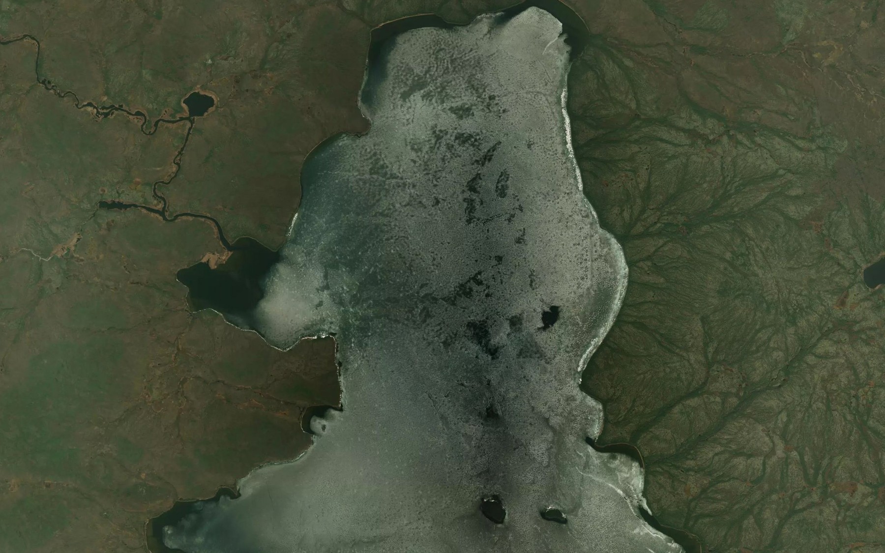 Satellite map of the Oskotimis Lake
