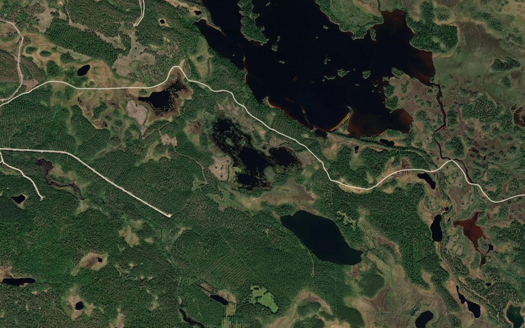 Satellite map of the Taivallampi