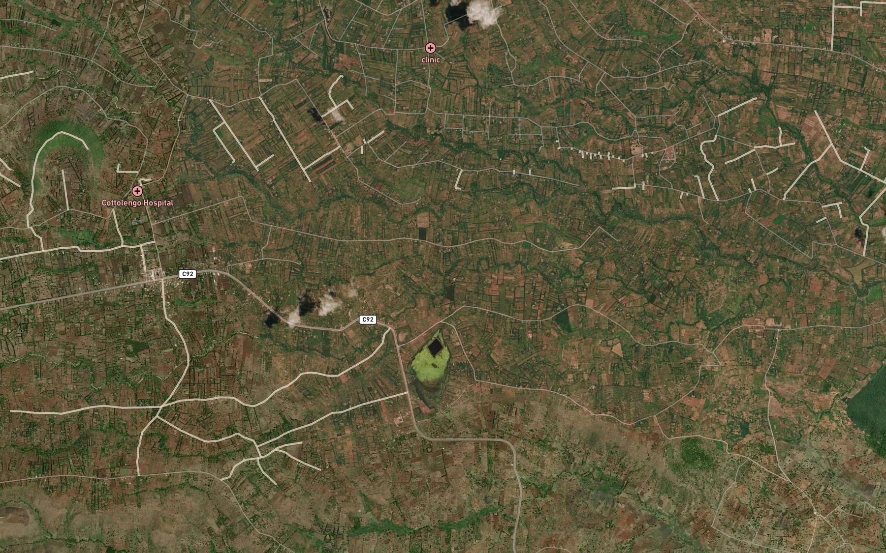 Satellite map of the Kaja
