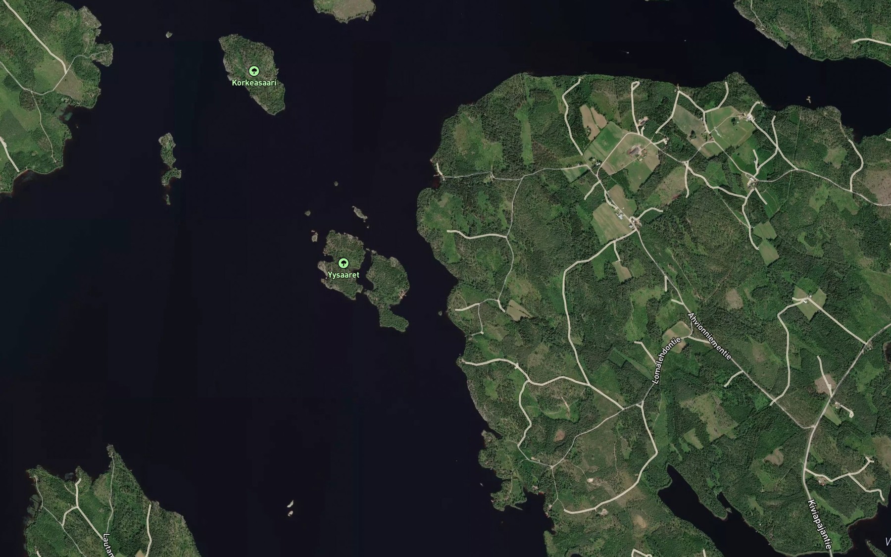 Satellite map of the Riikonlahti