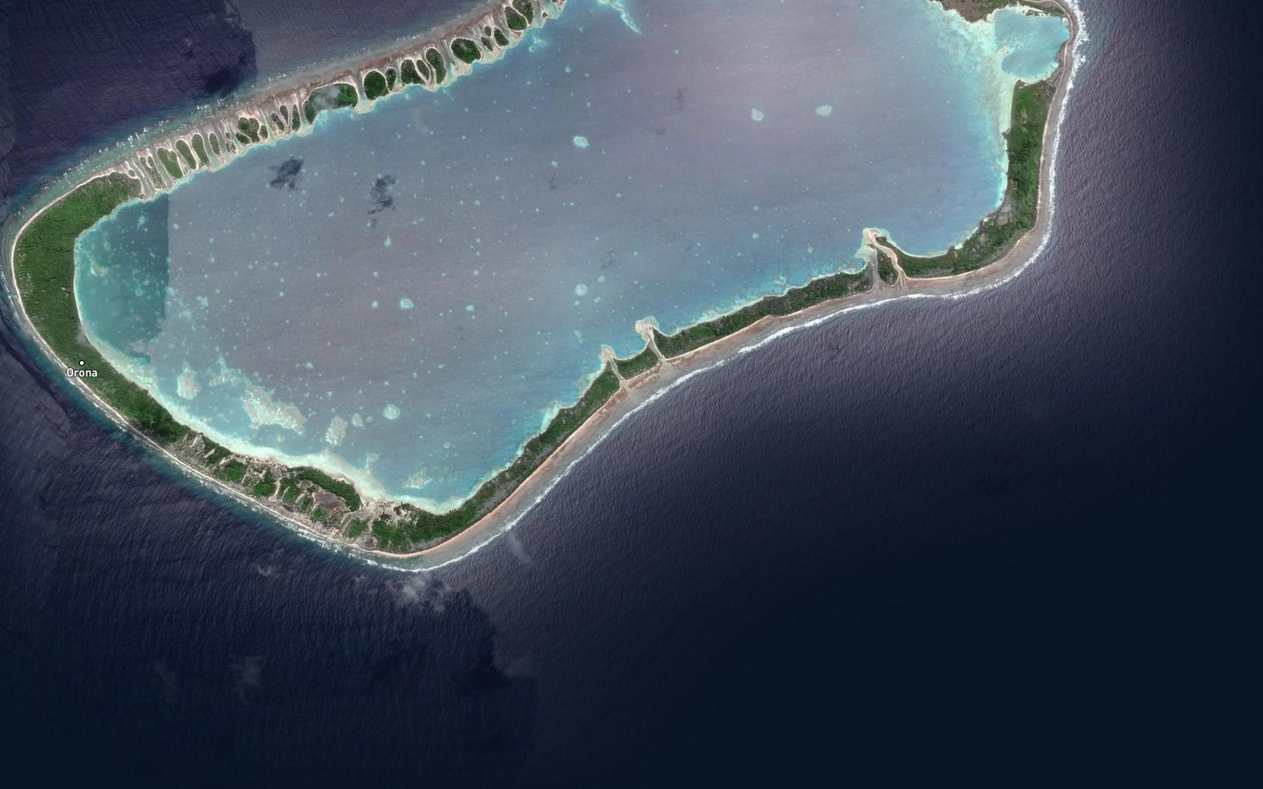 Satellite map of the High Water Boat Passes