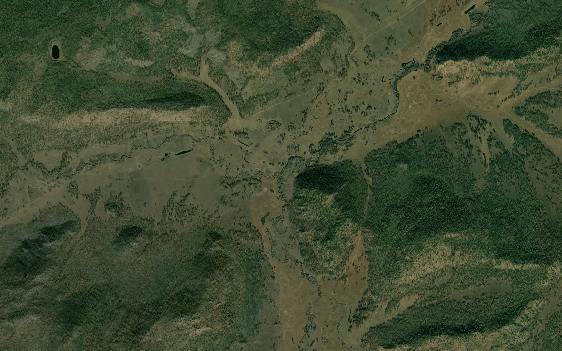 Satellite map of the Muysun