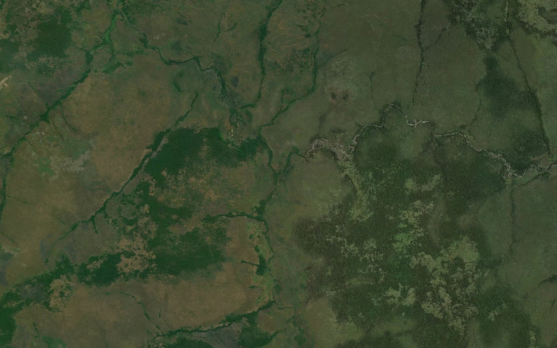 Satellite map of the Lubile