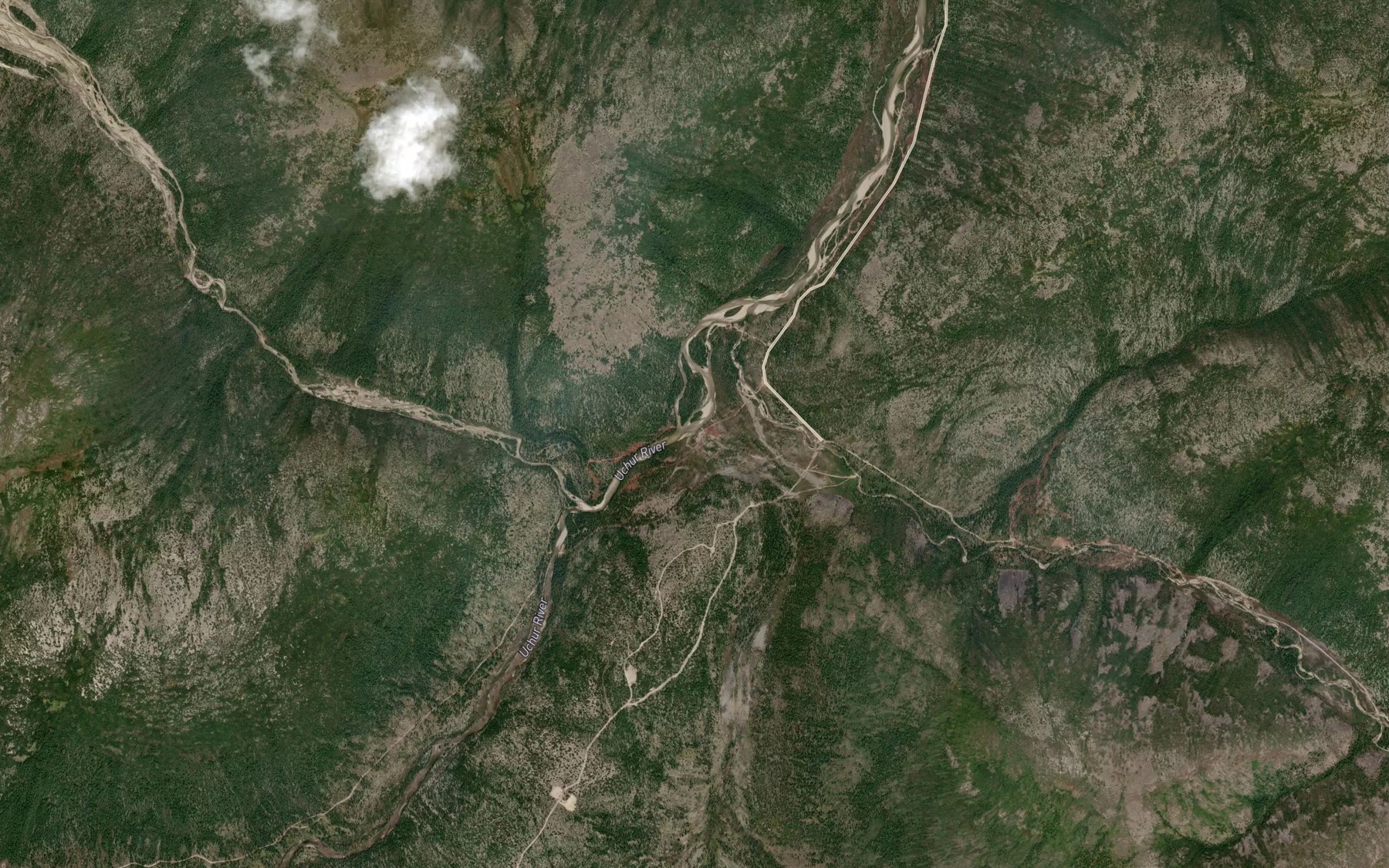 Satellite map of the Gayum-Makit