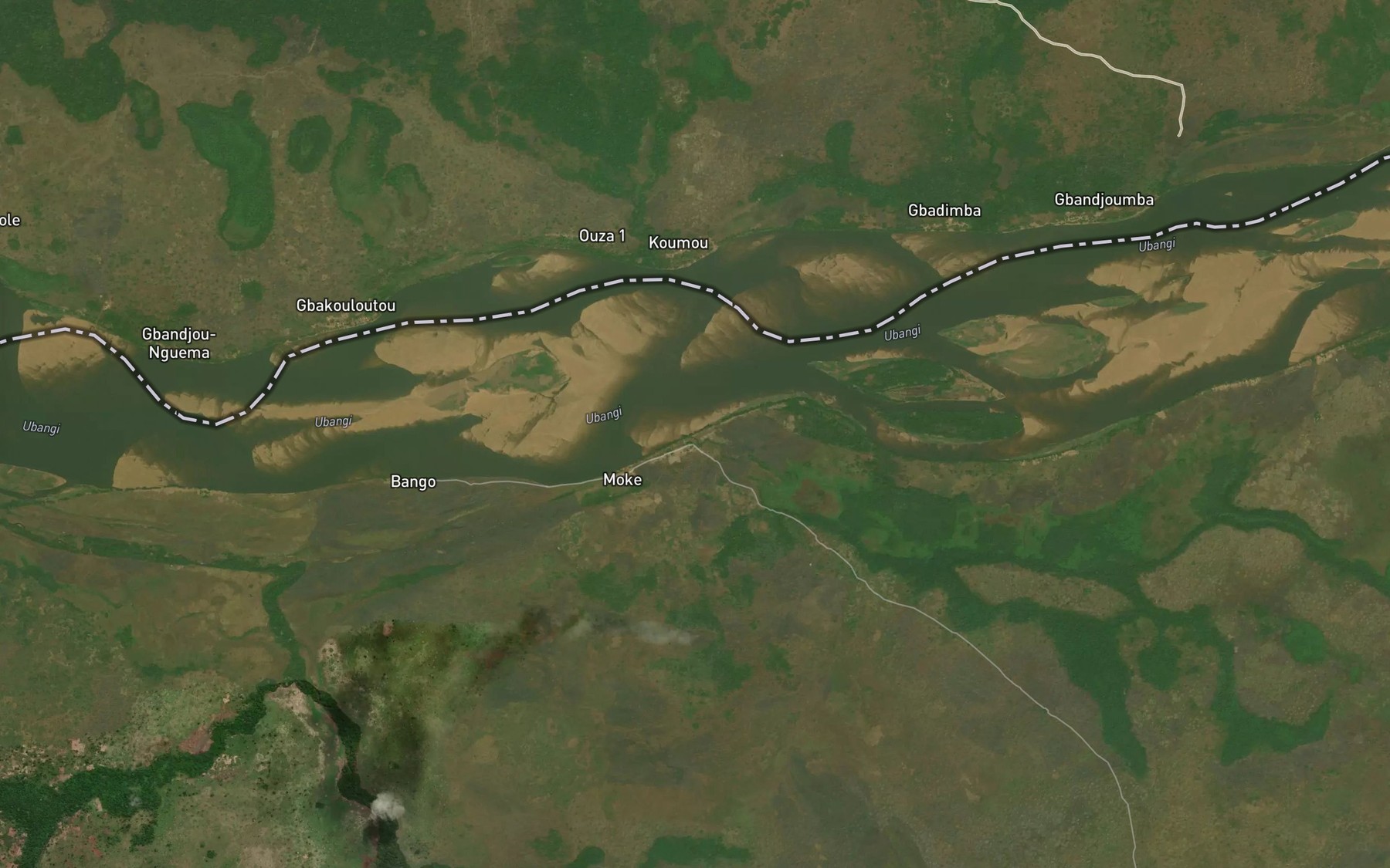 Satellite map of the Yongi