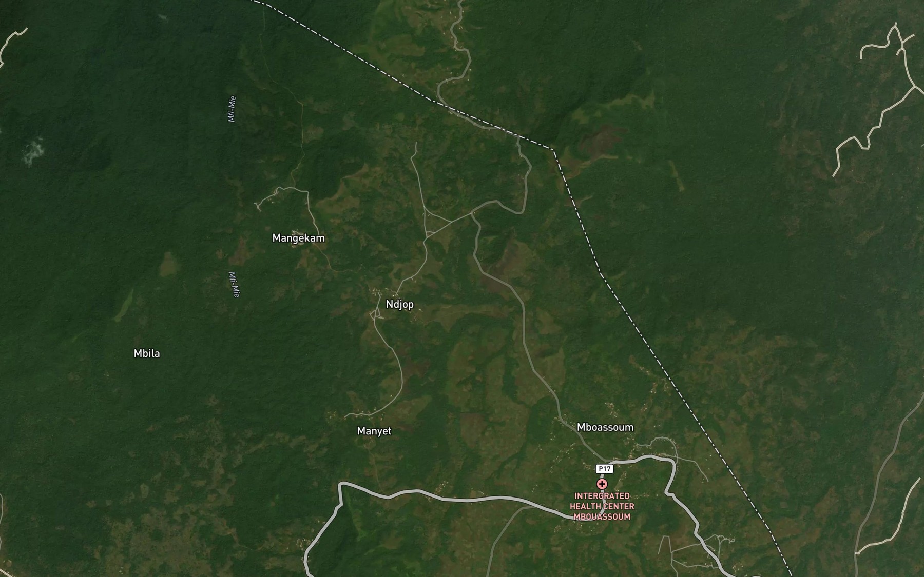 Satellite map of the Lonsa