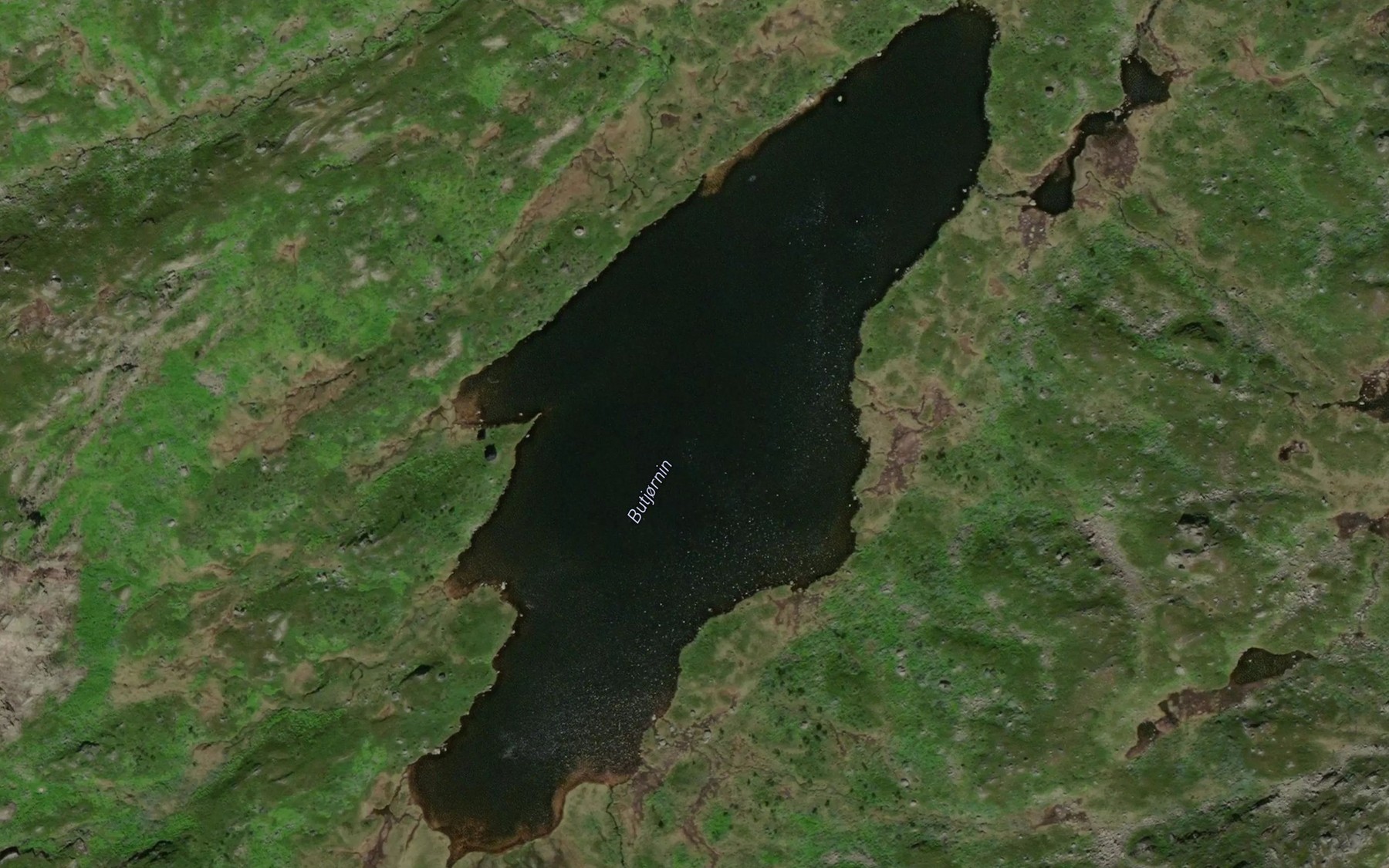 Satellite map of the Nistogbuetjonn