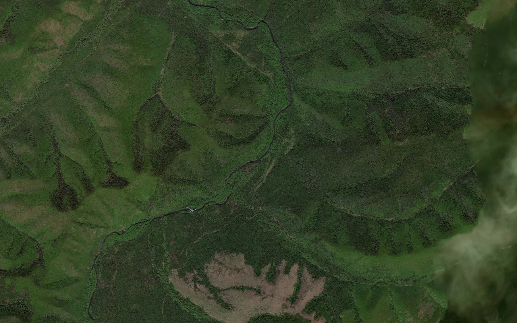 Satellite map of the Muzykal'nyy
