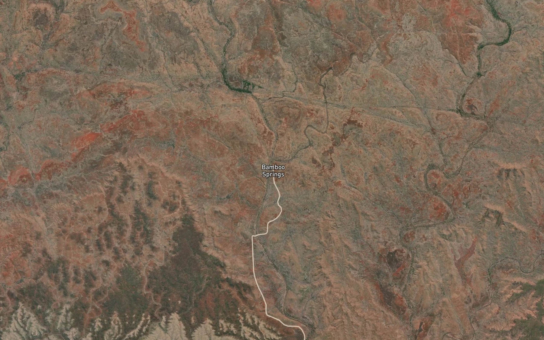 Satellite map of the Bamboo Springs