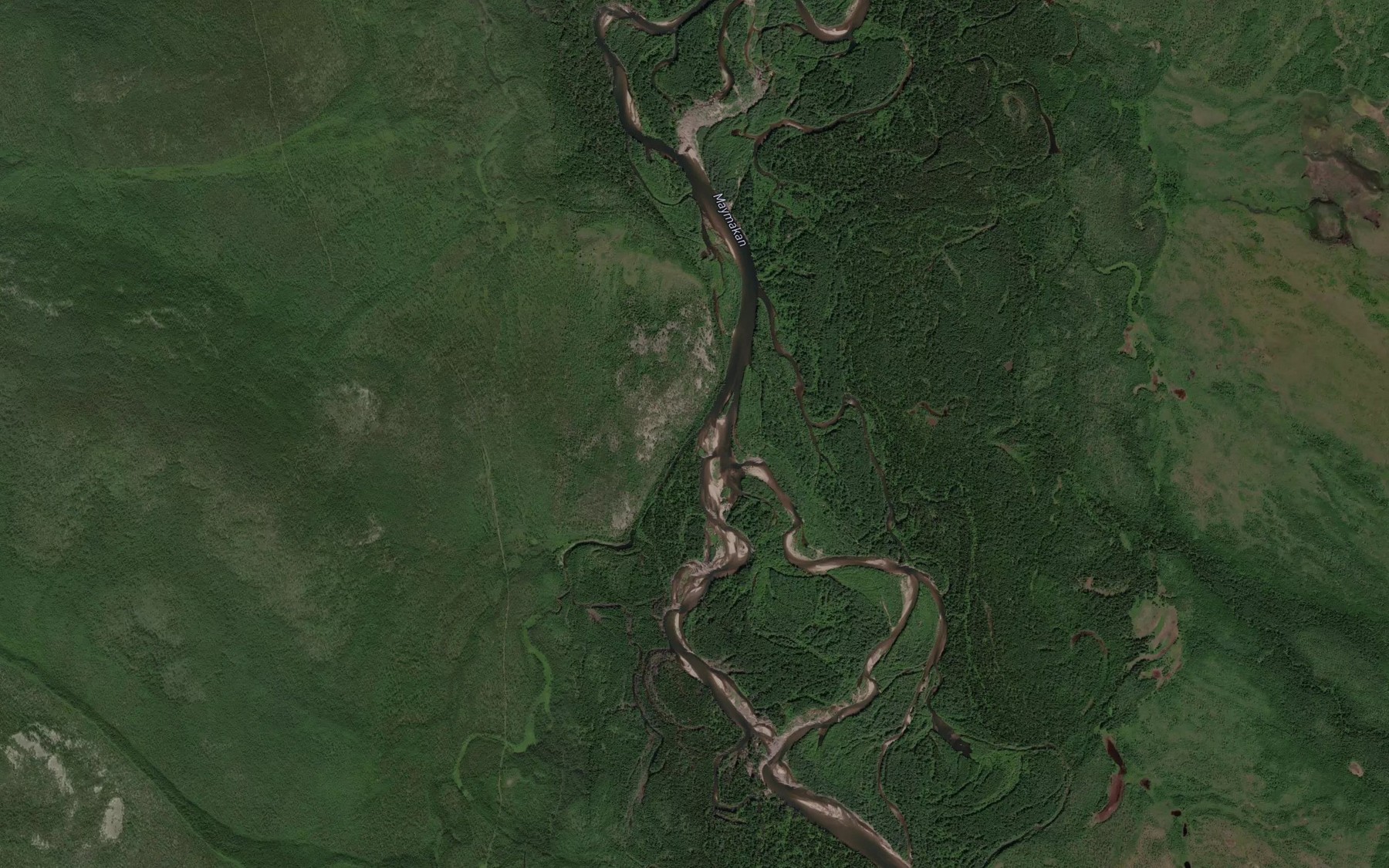 Satellite map of the Sbornyy