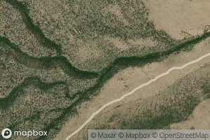 Satellite map of the Piedrosa Creek