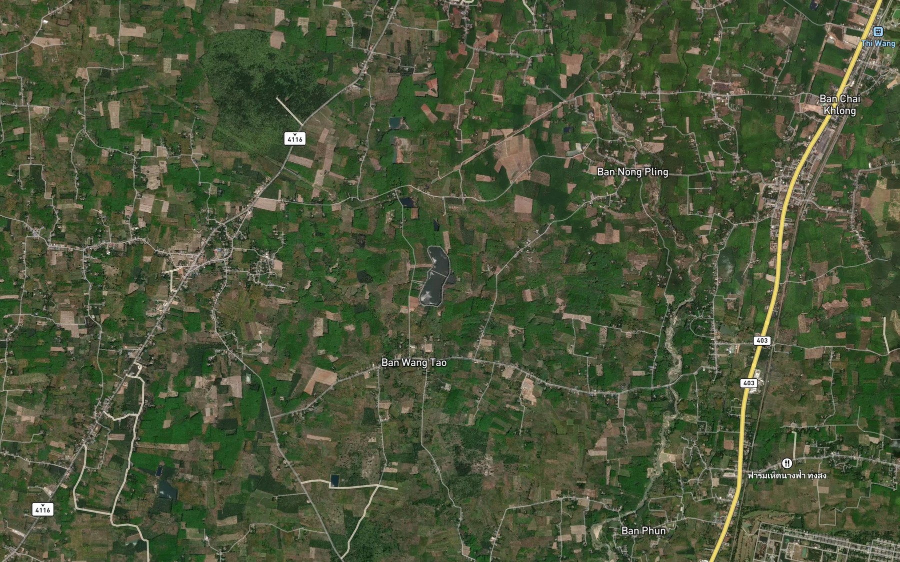 Satellite map of the Nong Phru Lai