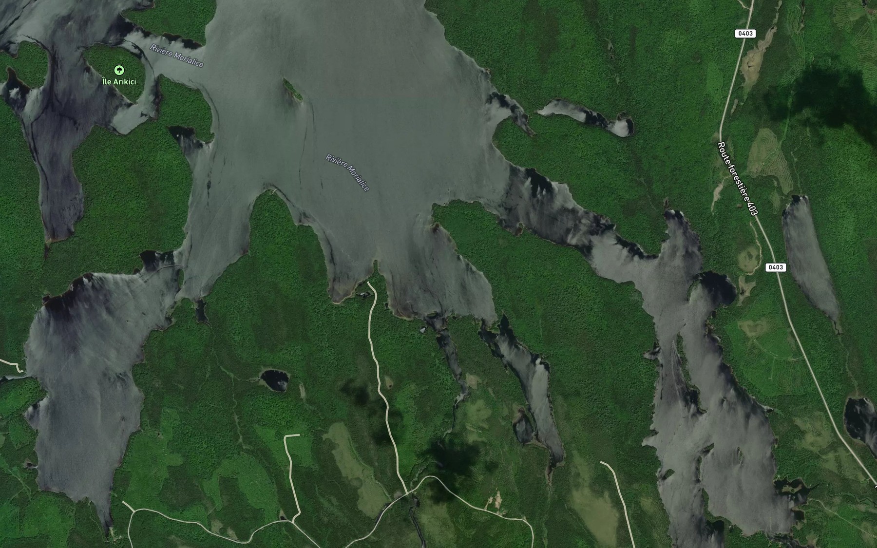 Satellite map of the Baie Otcorpi Matawak