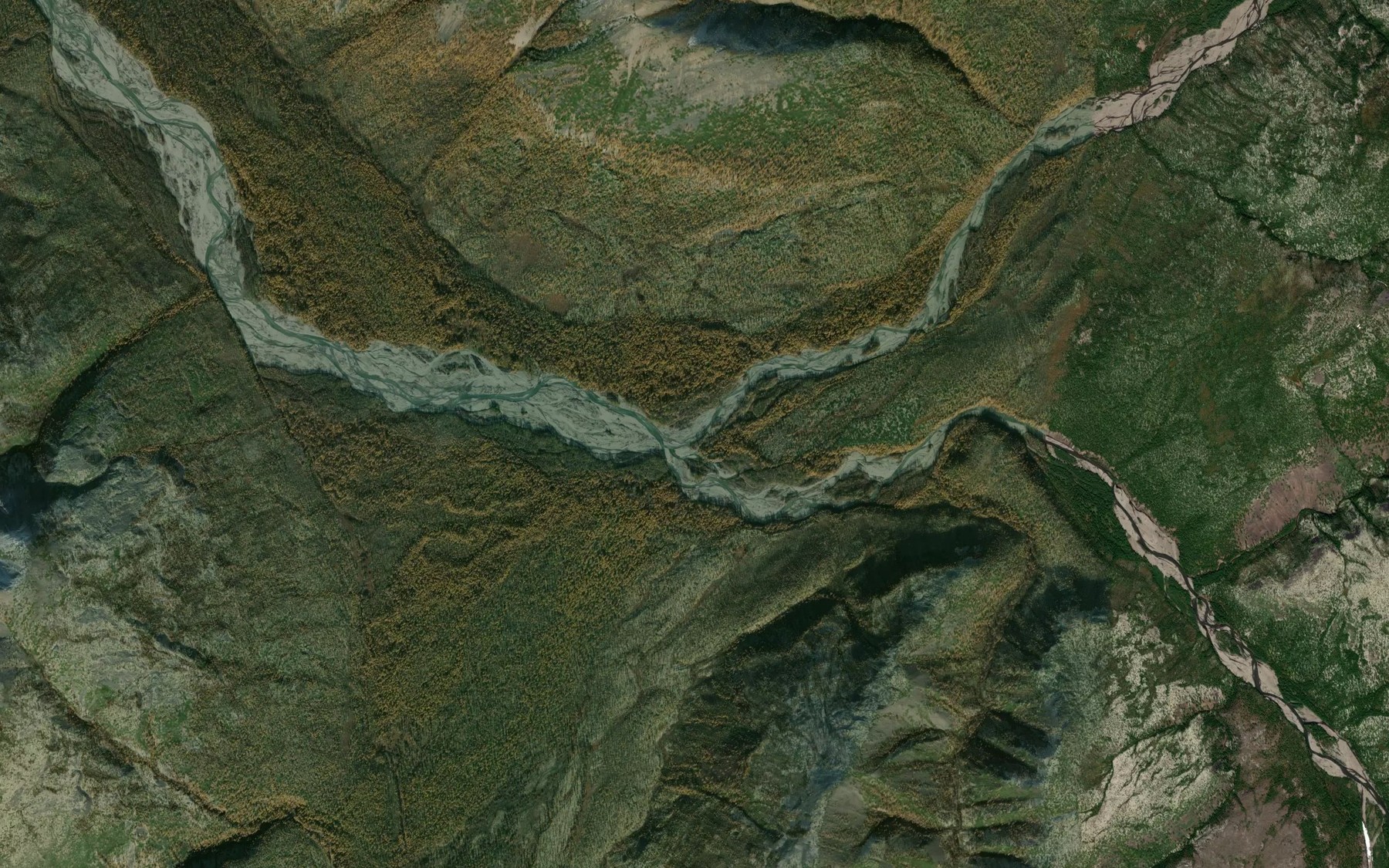 Satellite map of the Kadama