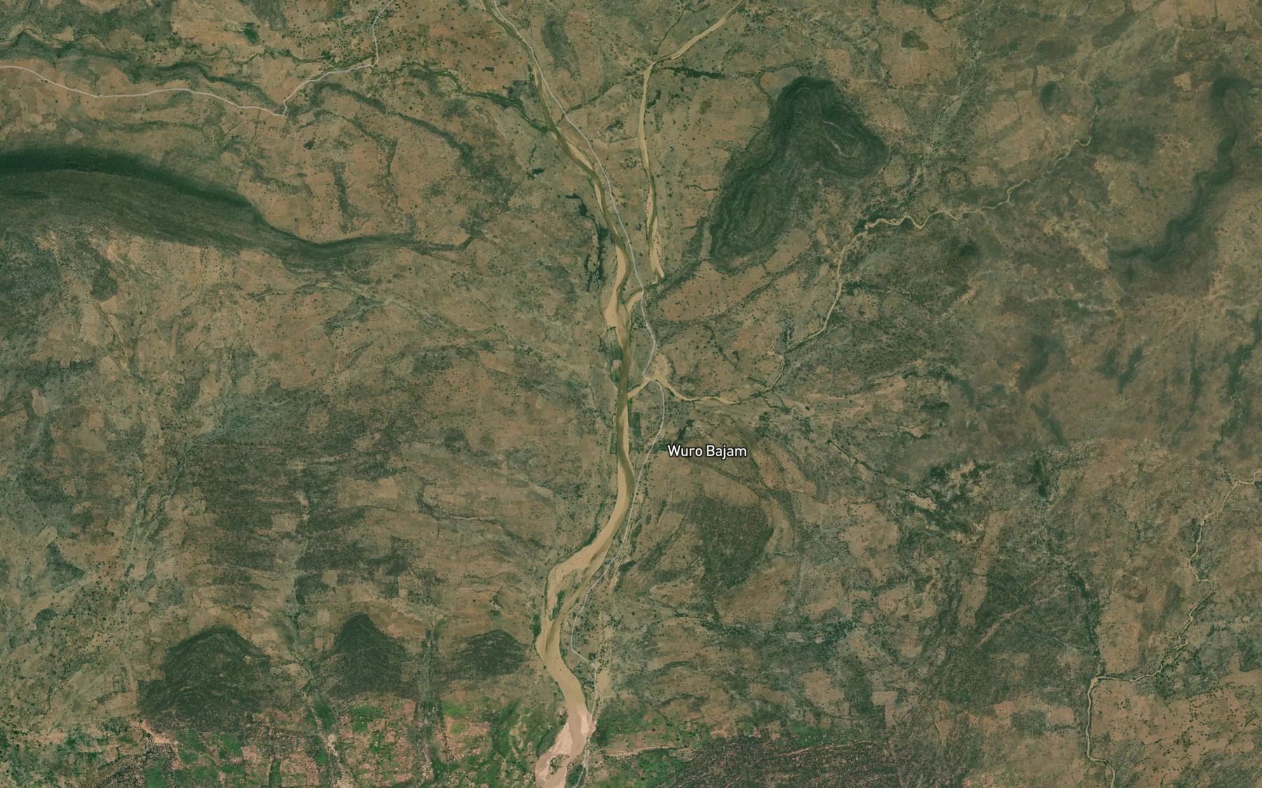 Satellite map of the MayoBarka