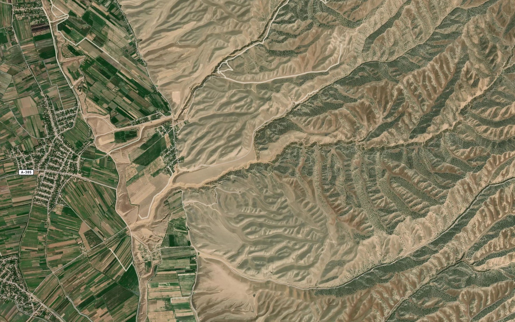 Satellite map of the Ovrag Dugdara