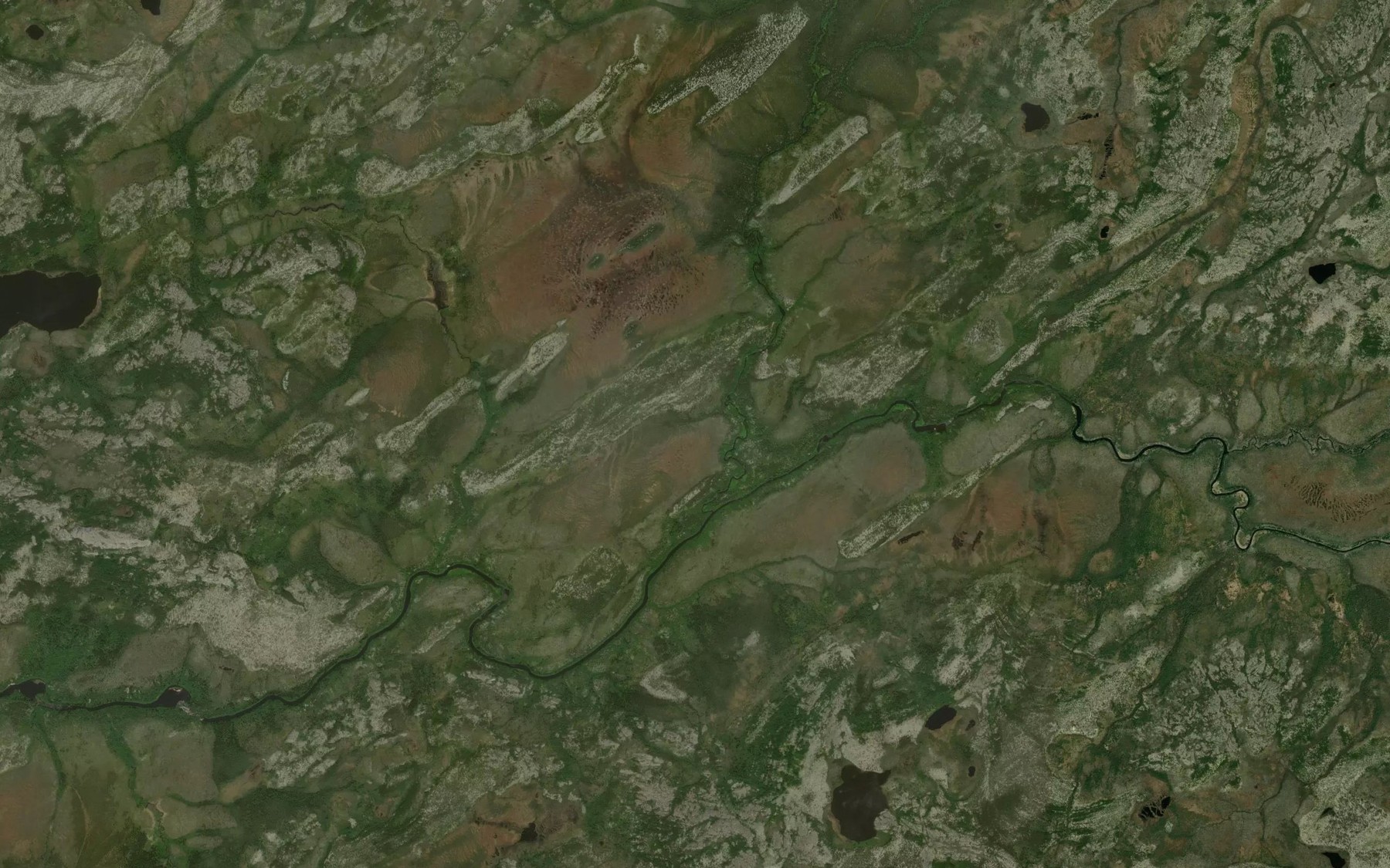 Satellite map of the Ruisseau Aypiska