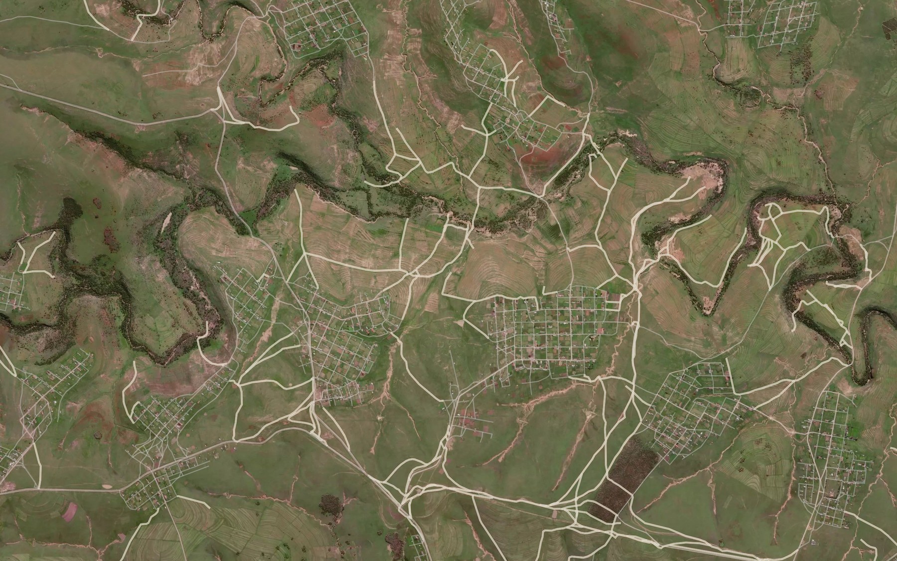 Satellite map of the Mtwal