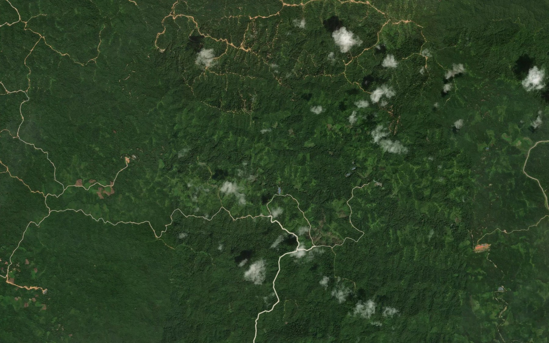 Satellite map of the Sungai Selepong