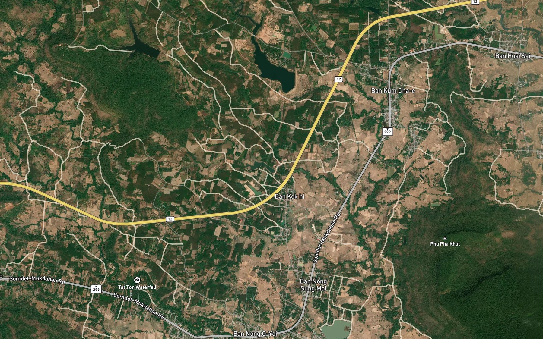 Satellite map of the Ang Kep Nam Tham Mai Khu